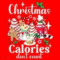 Christmas Calories DonT Count Kids Hoodie thumb 5