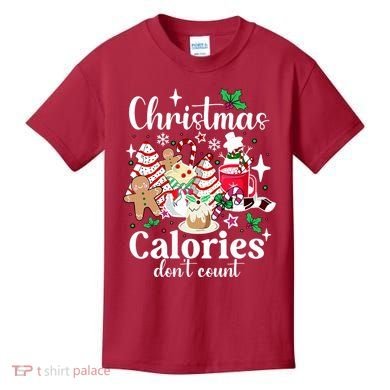 Christmas Calories DonT Count Kids T-Shirt