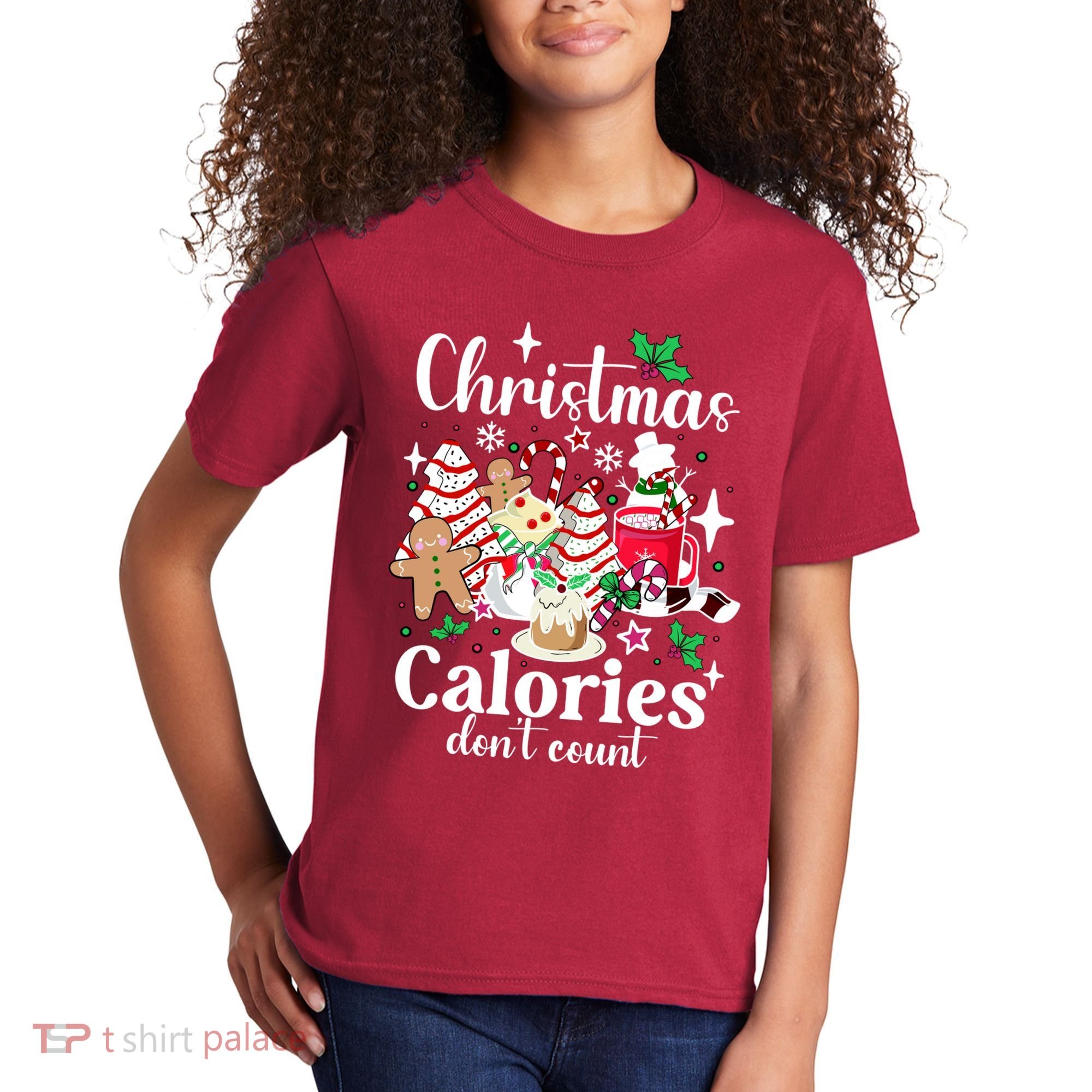Christmas Calories DonT Count Kids T-Shirt