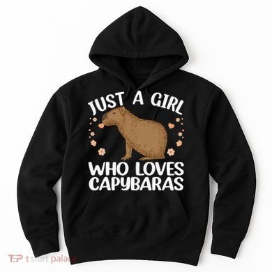 Cool Capybara Design For Women Rodent Animal Capybara Hoodie