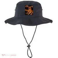 Cool Cat Drinking Iced Coffee with Sunglasses Bucket Hat thumb 0