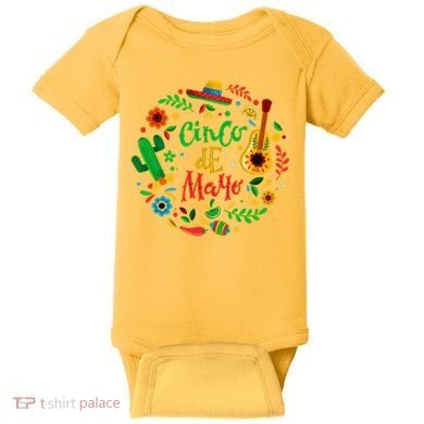 Celebrate Cinco De Mayo Baby Bodysuit