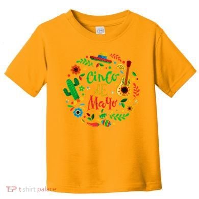 Celebrate Cinco De Mayo Toddler T-Shirt