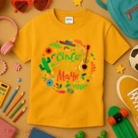 Celebrate Cinco De Mayo Kids T-Shirt thumb 3
