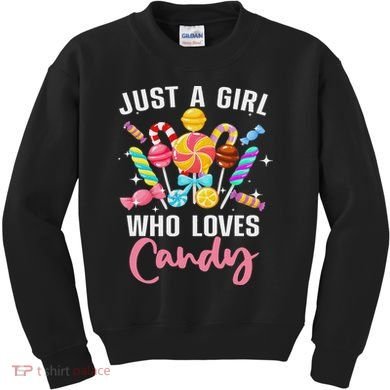 Cute Candy Design For Women Sweets Candy Lover Kids Sweatshirt
