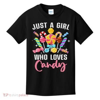 Cute Candy Design For Women Sweets Candy Lover Kids T-Shirt