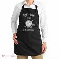 Crochet, Crocheting, Don't Talk, I'm Counting Apron thumb 2