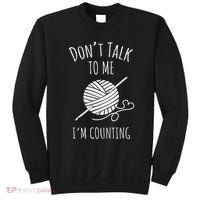 Crochet, Crocheting, Don't Talk, I'm Counting Sweatshirt thumb 0
