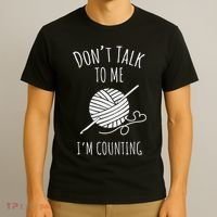Crochet, Crocheting, Don't Talk, I'm Counting T-Shirt thumb 3