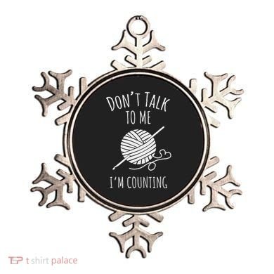 Crochet, Crocheting, Don't Talk, I'm Counting Ornament