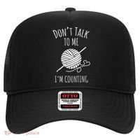 Crochet, Crocheting, Don't Talk, I'm Counting Hat thumb 0