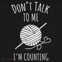 Crochet, Crocheting, Don't Talk, I'm Counting Toddler Hoodie thumb 2