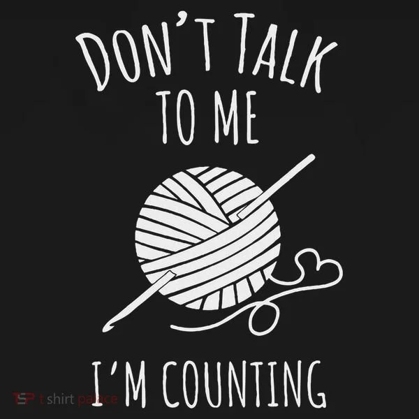 Crochet, Crocheting, Don't Talk, I'm Counting Toddler Hoodie