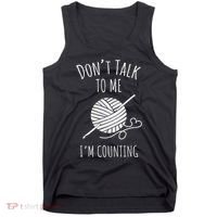 Crochet, Crocheting, Don't Talk, I'm Counting Tank Top thumb 0