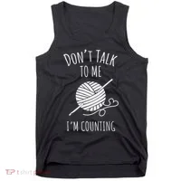 Crochet, Crocheting, Don't Talk, I'm Counting Tank Top thumb 0