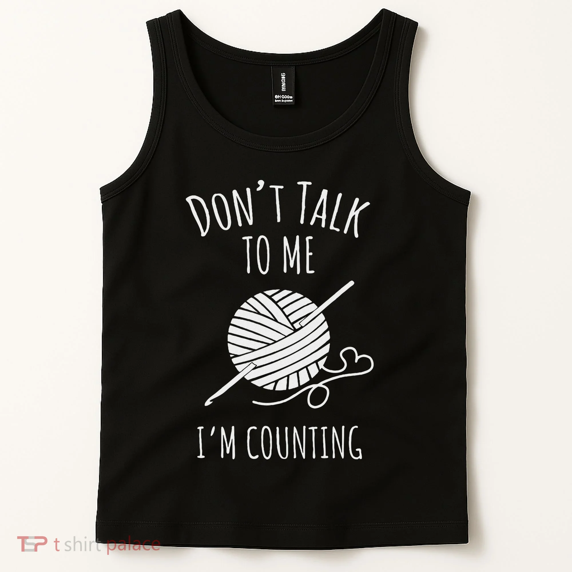 Crochet, Crocheting, Don't Talk, I'm Counting Tank Top