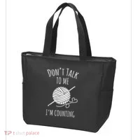 Crochet, Crocheting, Don't Talk, I'm Counting Tote Bag thumb 3