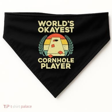 Cool Cornhole Design Corn Hole Cornhole Player USA-Made Doggie Bandana