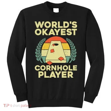 Cool Cornhole Design Corn Hole Cornhole Player Sweatshirt