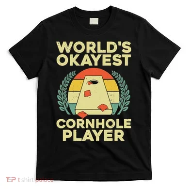 Cool Cornhole Design Corn Hole Cornhole Player T-Shirt
