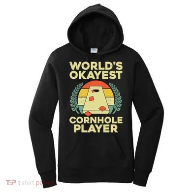 Cool Cornhole Design Corn Hole Cornhole Player Women's Hoodie