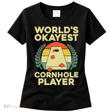 Cool Cornhole Design Corn Hole Cornhole Player Women's T-Shirt