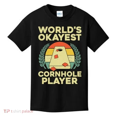 Cool Cornhole Design Corn Hole Cornhole Player Kids T-Shirt