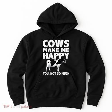 Cool Cow Design For Dairy Farmer Farming Hoodie