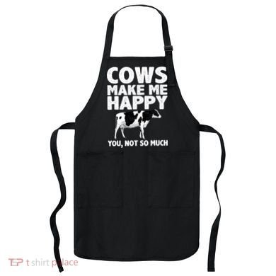 Cool Cow Design For Dairy Farmer Farming Apron