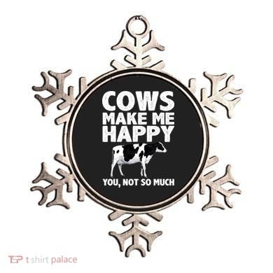 Cool Cow Design For Dairy Farmer Farming Ornament