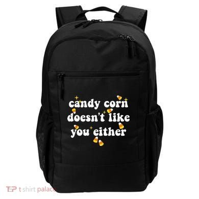 CANDY CORN DOESN'T LIKE YOU EITHER Funny Halloween Meme Backpack
