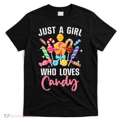 Cute Candy Design For Women Sweets Candy Lover T-Shirt