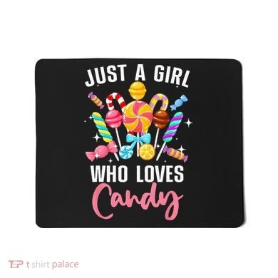 Cute Candy Design For Women Sweets Candy Lover Mousepad