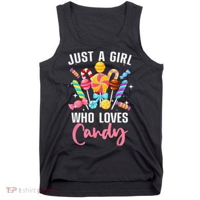Cute Candy Design For Women Sweets Candy Lover Tank Top