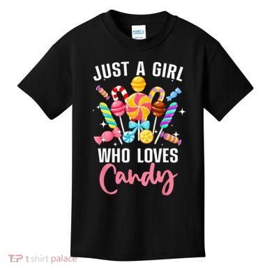 Cute Candy Design For Women Sweets Candy Lover Kids T-Shirt