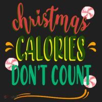 Christmas Calories Dont Count Funny Women's Sweatshirt thumb 2