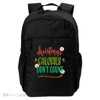 Christmas Calories Dont Count Funny Backpack thumb 0