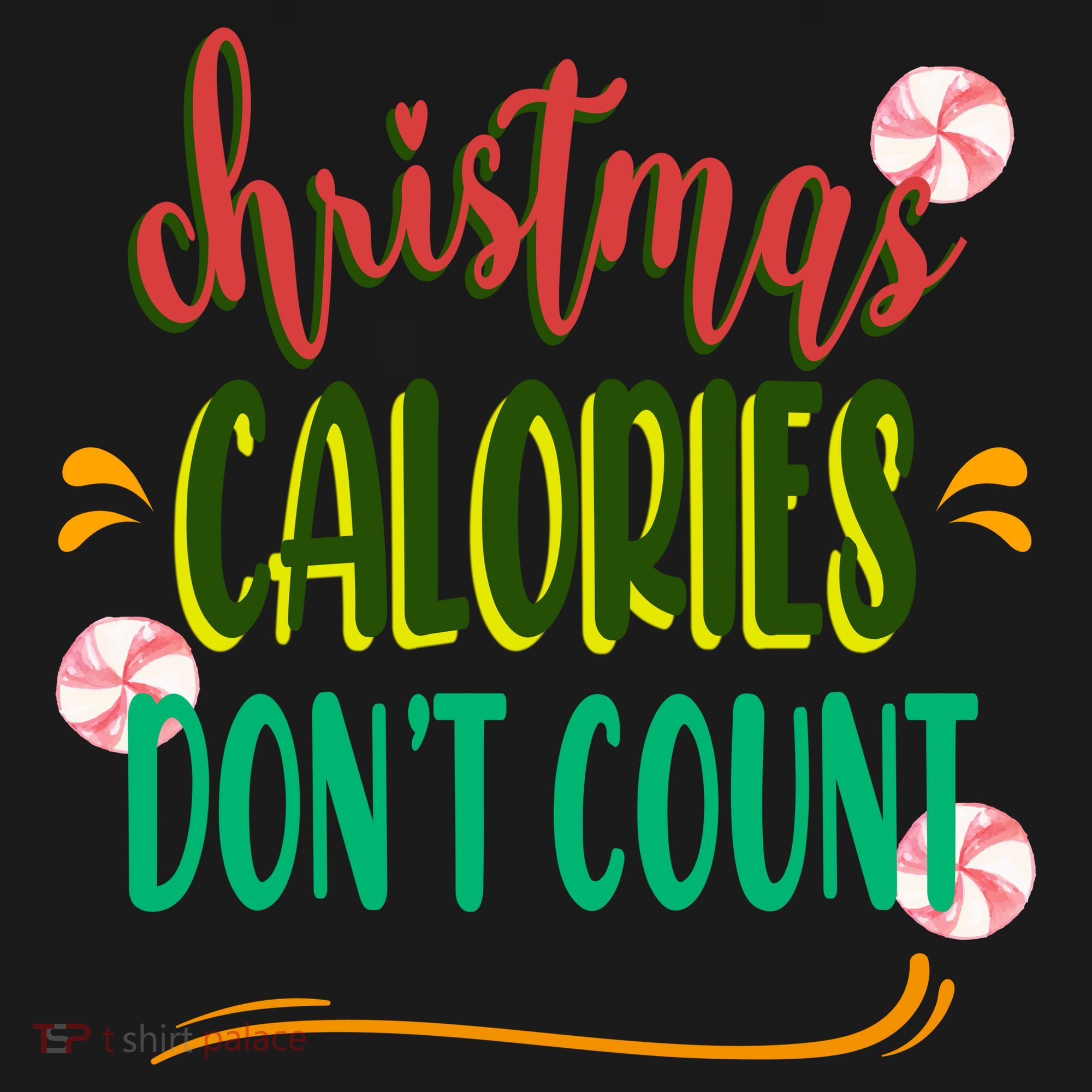 Christmas Calories Dont Count Funny Toddler Hoodie