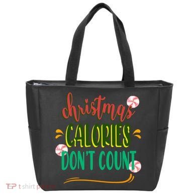 Christmas Calories Dont Count Funny Tote Bag