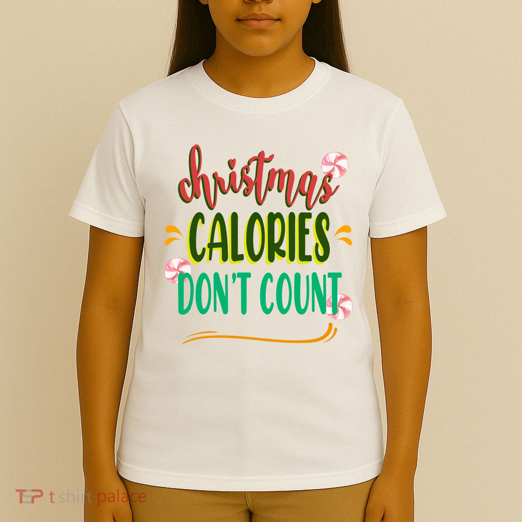 Christmas Calories Dont Count Funny T-Shirt