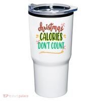 Christmas Calories Dont Count Funny Tumbler thumb 0