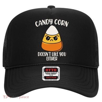 Candy Corn Doesnt Like You Either Funny Halloween Hat