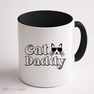 Cool Cat Daddy Coffee Mug back