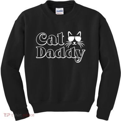 Cool Cat Daddy Kids Sweatshirt