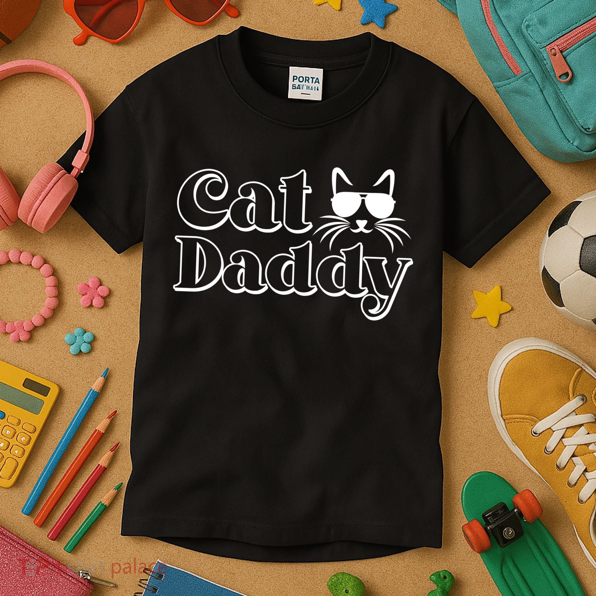 Cool Cat Daddy Kids T-Shirt