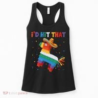 Costume Cinco De Mayo Funny Ideas I'd Hit That Pinata Women's Tank Top thumb 0