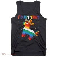 Costume Cinco De Mayo Funny Ideas I'd Hit That Pinata Tank Top thumb 0
