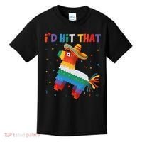 Costume Cinco De Mayo Funny Ideas I'd Hit That Pinata Kids T-Shirt thumb 0