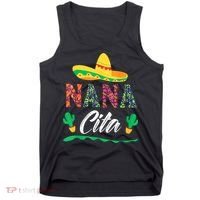 Cactus Cinco De Mayo Costume Mexican Nacho Average Nana Cita Tank Top thumb 0