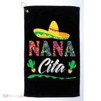 Cactus Cinco De Mayo Costume Mexican Nacho Average Nana Cita Golf Towel thumb 0